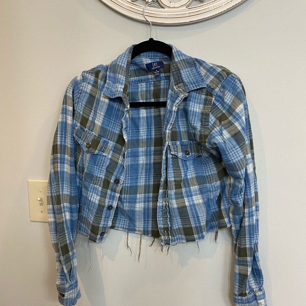 Crop flannel